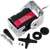 ANNIMOS 176.4 lbs Robot Servo Motor 12V Engranaje de acero de alto par impermeable Servos de dirección digital grande con ...