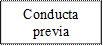 Conducta previa relacionada